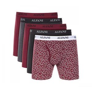 NEW Alfani Men's Boxer Briefs - 5 pk Pack Red S